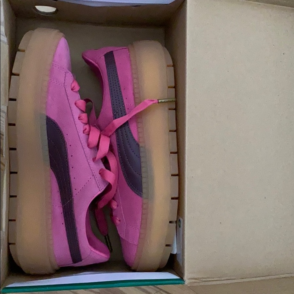 Limited addition Rihanna Puma platform sneakers